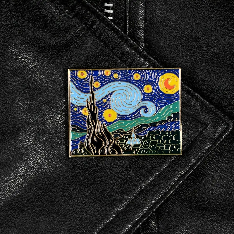 Broche De Pintura De Van Gogh