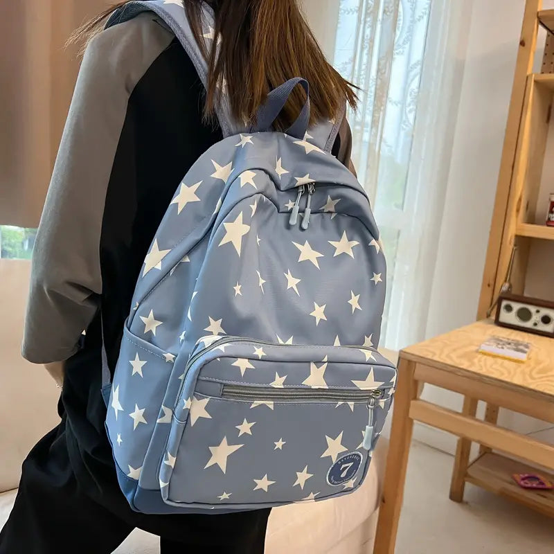 Mochila Casual Con Estrellas